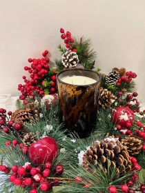 Λεοπάρ χριστουγεννιάτικο ποτήρι (μεγάλο)